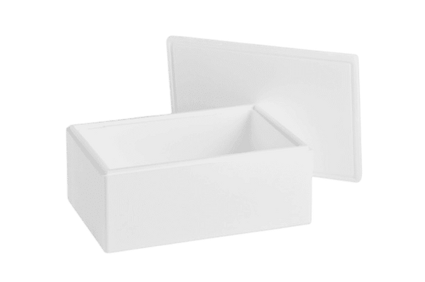 EPS box 28 L, 550x380x230 mm - 1 pallet (60 pieces)