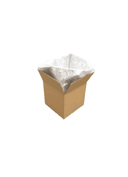 Caisse isotherme pliable - 350 x 350 x 350 mm + (sachet isotherme 4 couches)